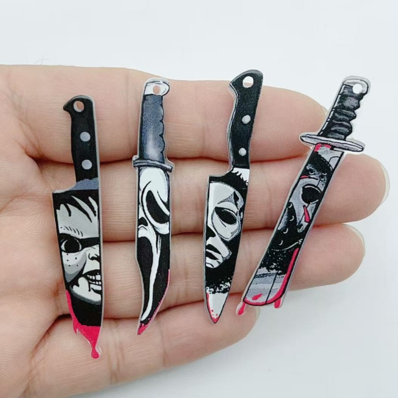 Jewelry Making Jewelry - 10 pieces of acrylic jewelry Halloween