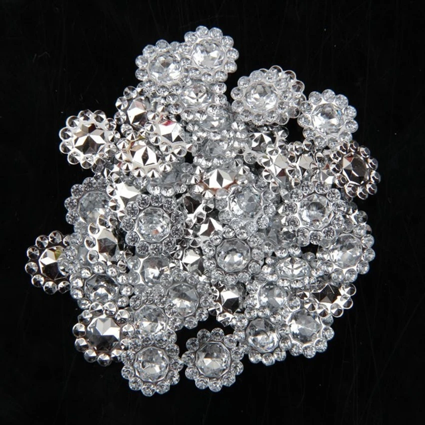 Crystal Bead Mix - Nishine 300 Cái/lốc 11Mm Hotfix Bling