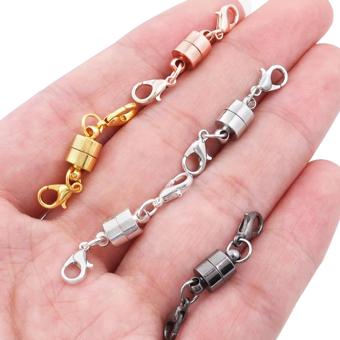 Jewelry Making Name - 5Sets/Lot Magnetic Clasps With Lobster Clasps