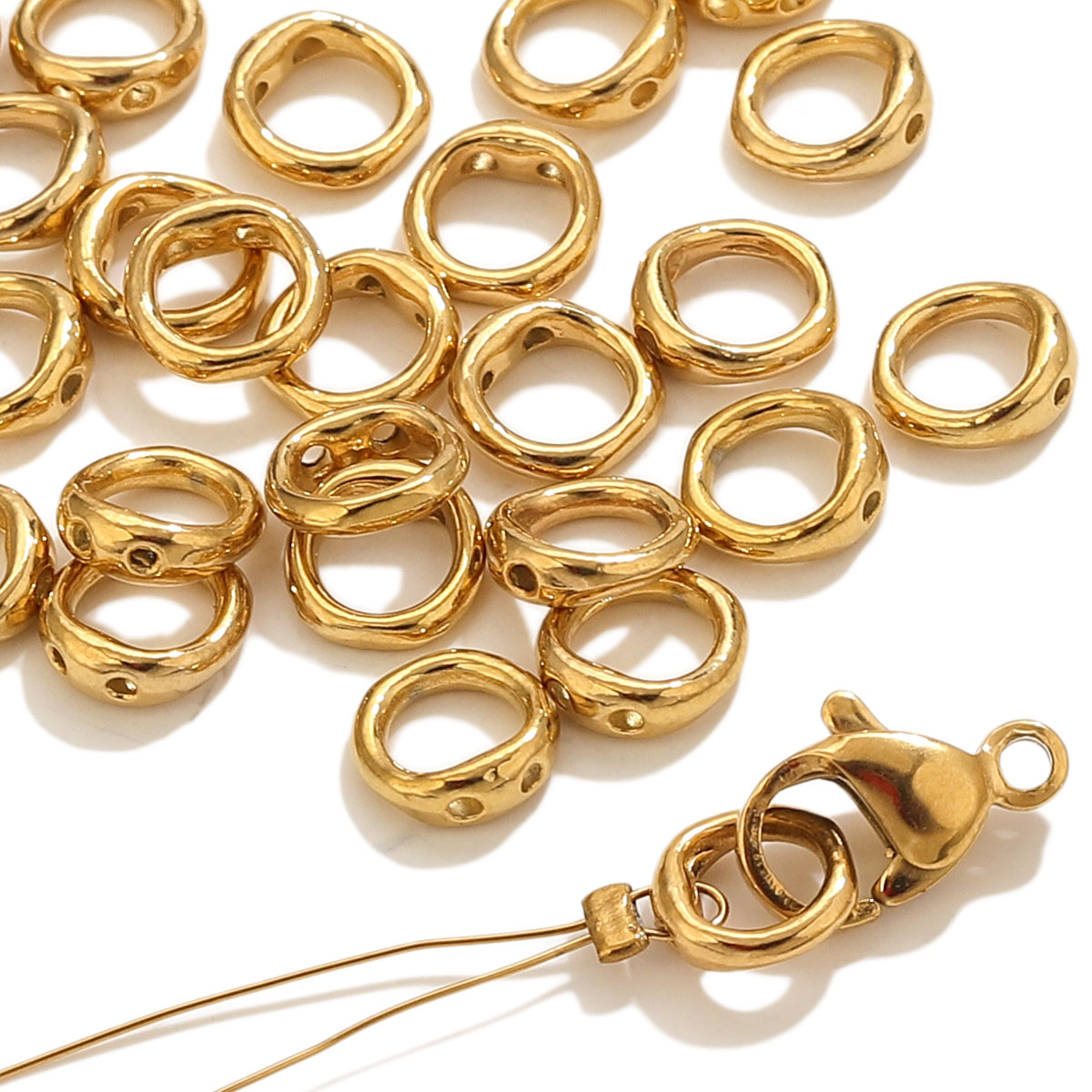 20pcs Stainless Steel Clasps E - đánh giá và giá Jewelry Making Name
