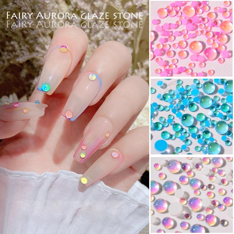 Candy Color Mermaid Round Clea - đánh giá và giá Crystal Bead Mix