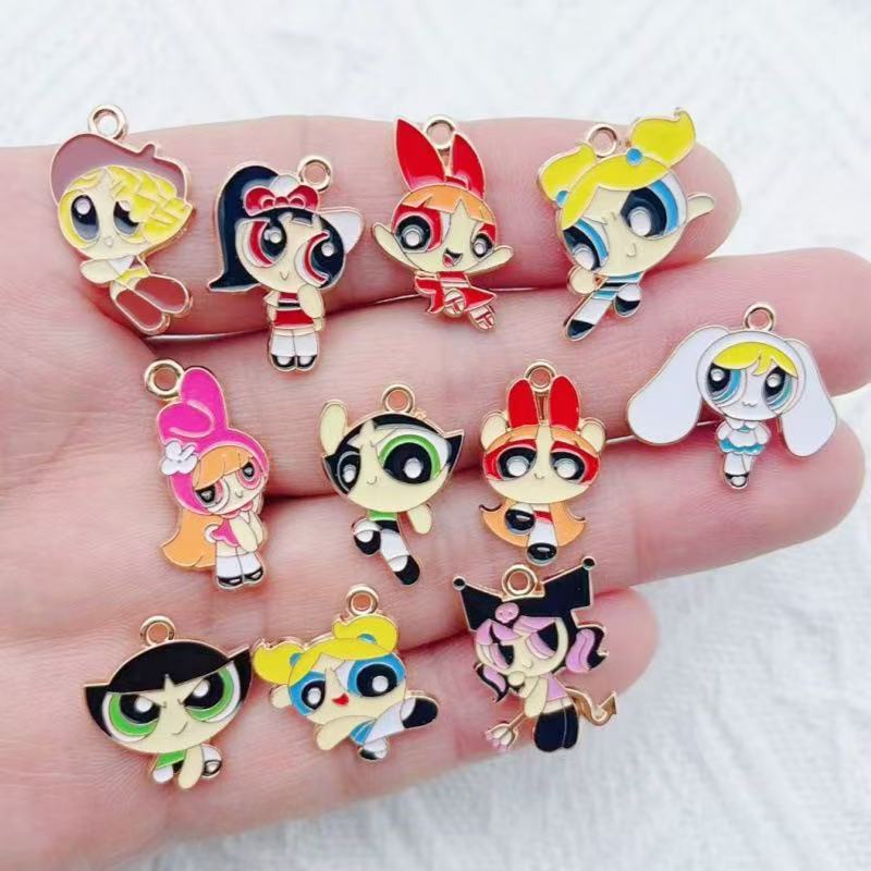 10pcs Alloy Oil-Dripping Carto - đánh giá và giá Jewelry Making Jewelry