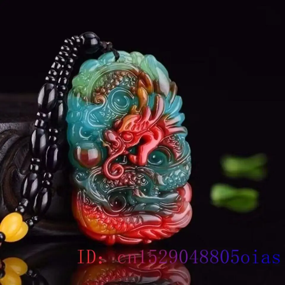 Real Jade Dragon Pendant Neckl - đánh giá và giá Jewelry Making Jewelry
