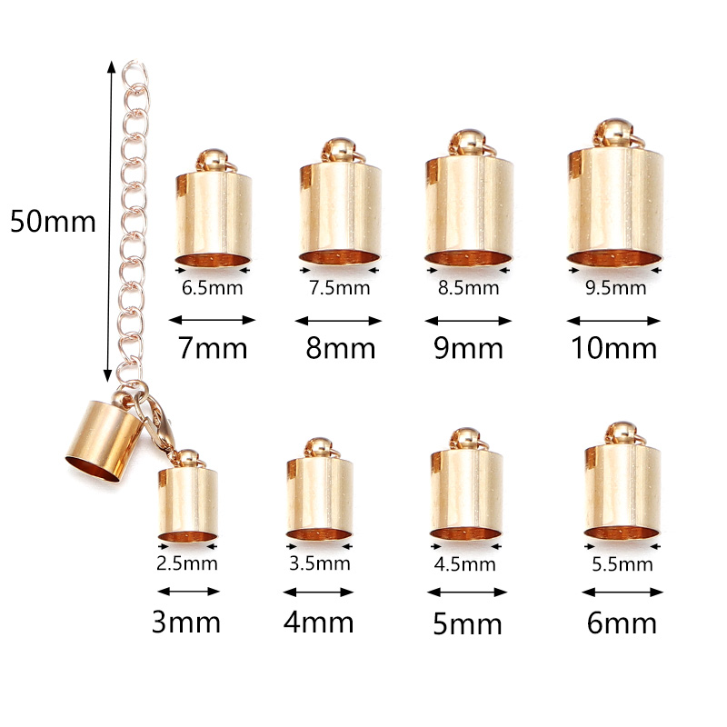 10Sets Leather Cord End Caps W - đánh giá và giá Jewelry Making Name