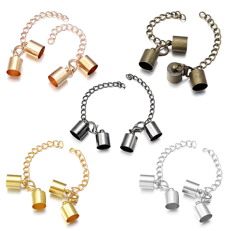 10Sets Leather Cord End Caps W - đánh giá và giá Jewelry Making Name