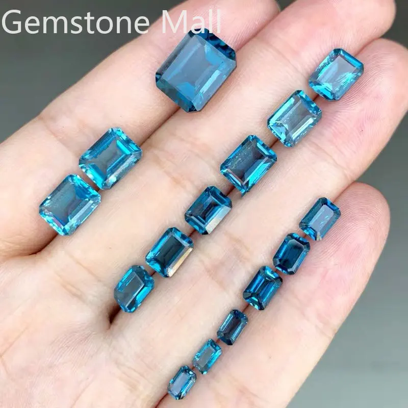 Emerald Cut Natural Topaz 4mm* - đánh giá và giá Jewelry Making London