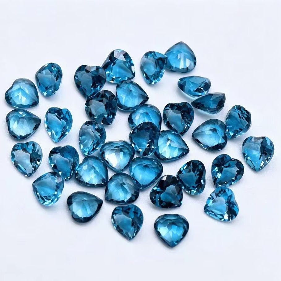 Natural Heart Cut London Blue  - đánh giá và giá Jewelry Making London