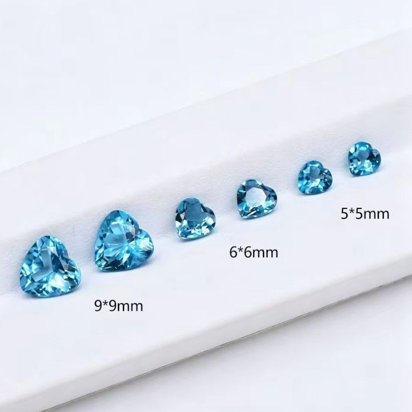 Natural Heart Cut London Blue  - đánh giá và giá Jewelry Making London
