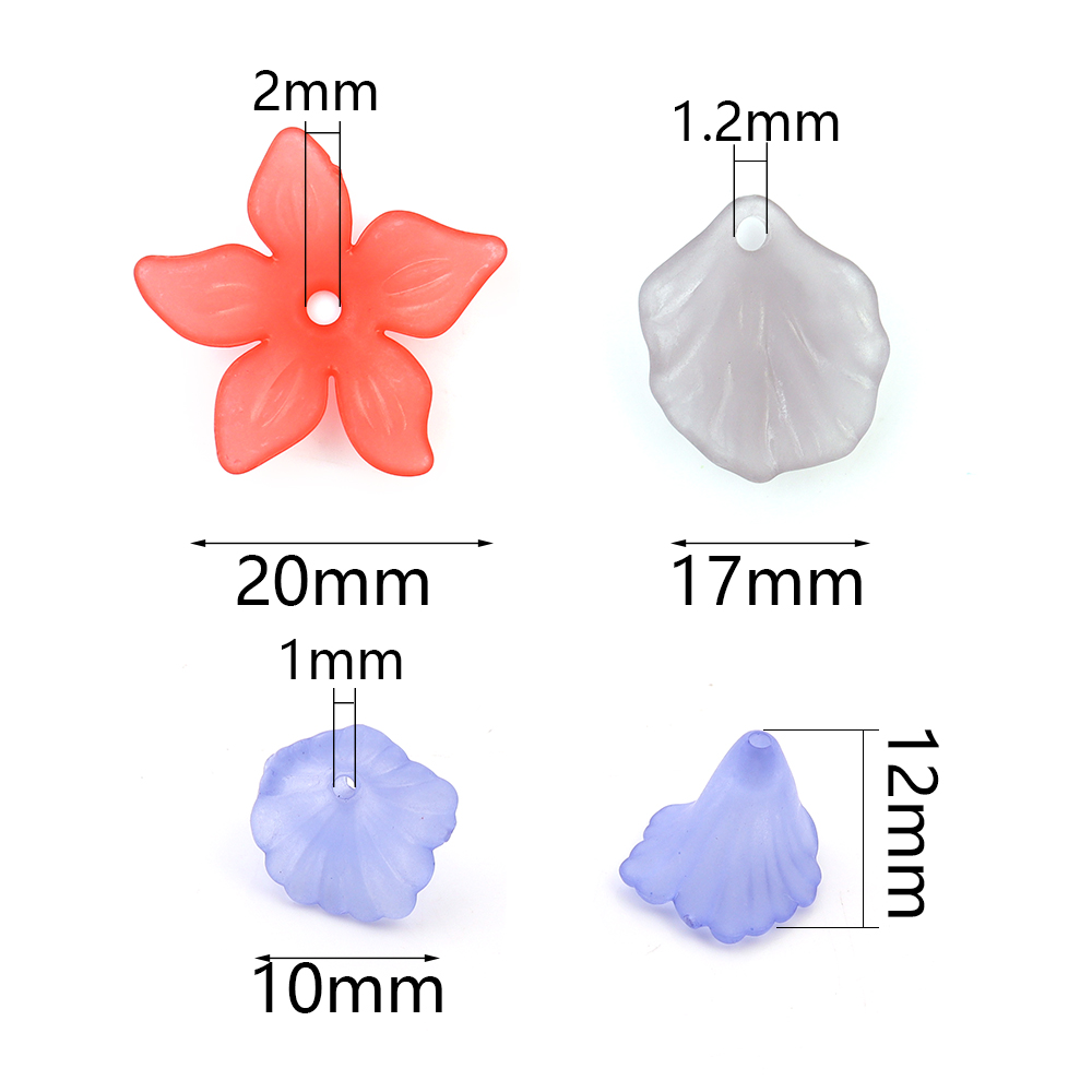 100Pcs/Lot 12mm 17mm 20mm Fros - đánh giá và giá Jewelry Making Materials Wholesale