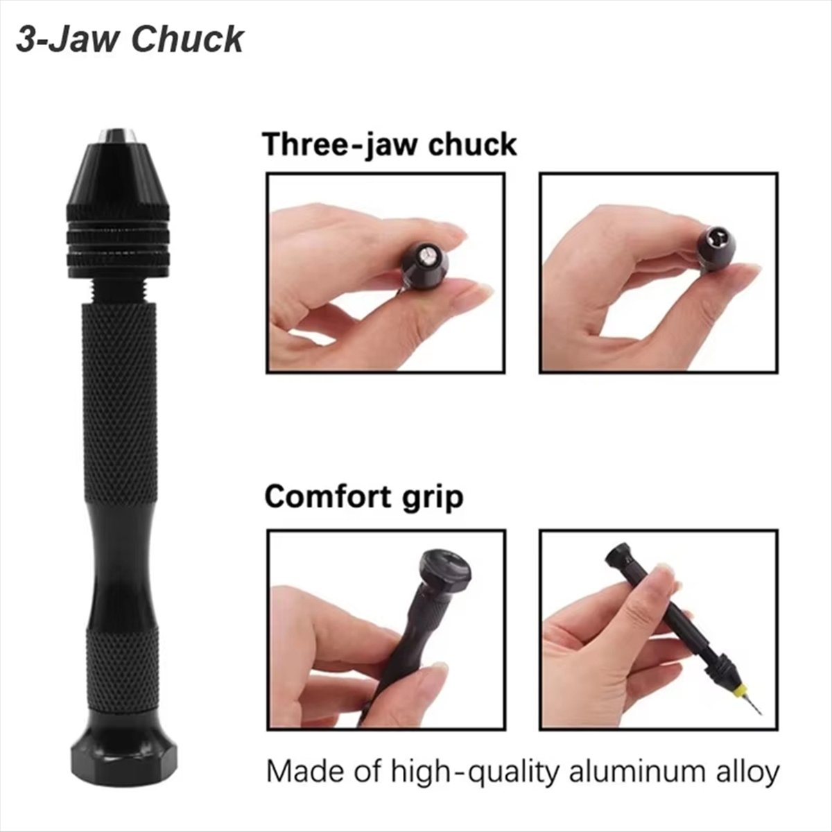 STOCK-Mini Pin Vise Hand Drill - đánh giá và giá Jewelry Making Vise