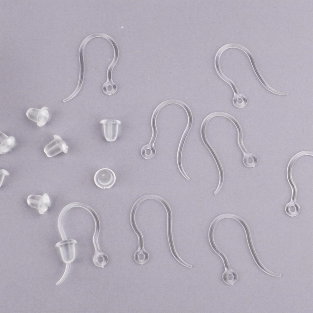 40pcs Clear Plastic Earring Ho - đánh giá và giá Jewelry Making Name