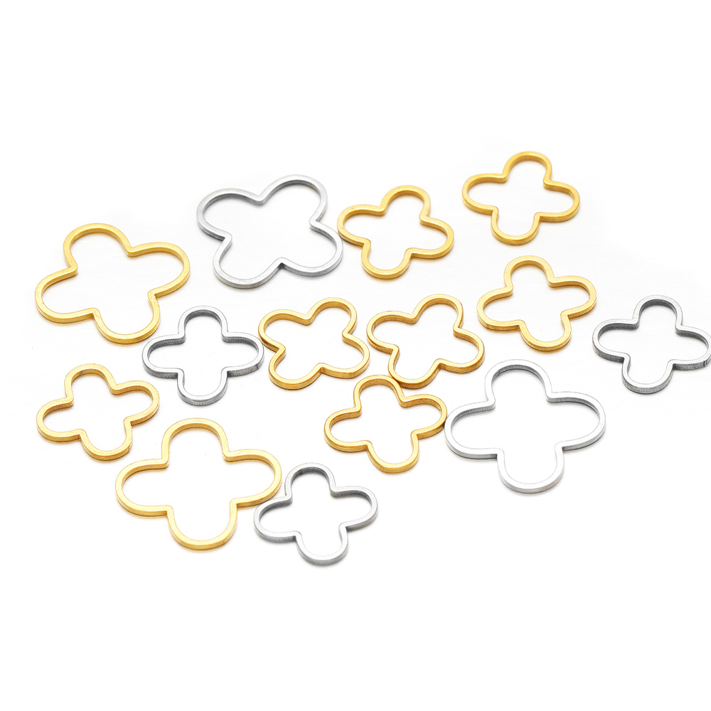 20/50pcs Four Leaf Flowers Cha - đánh giá và giá Jewelry Making Materials Wholesale