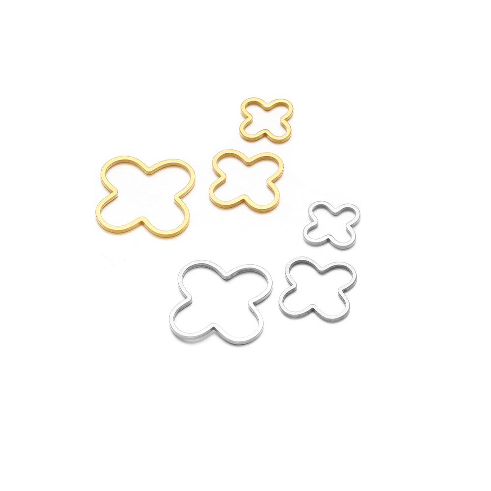 20/50pcs Four Leaf Flowers Cha - đánh giá và giá Jewelry Making Materials Wholesale