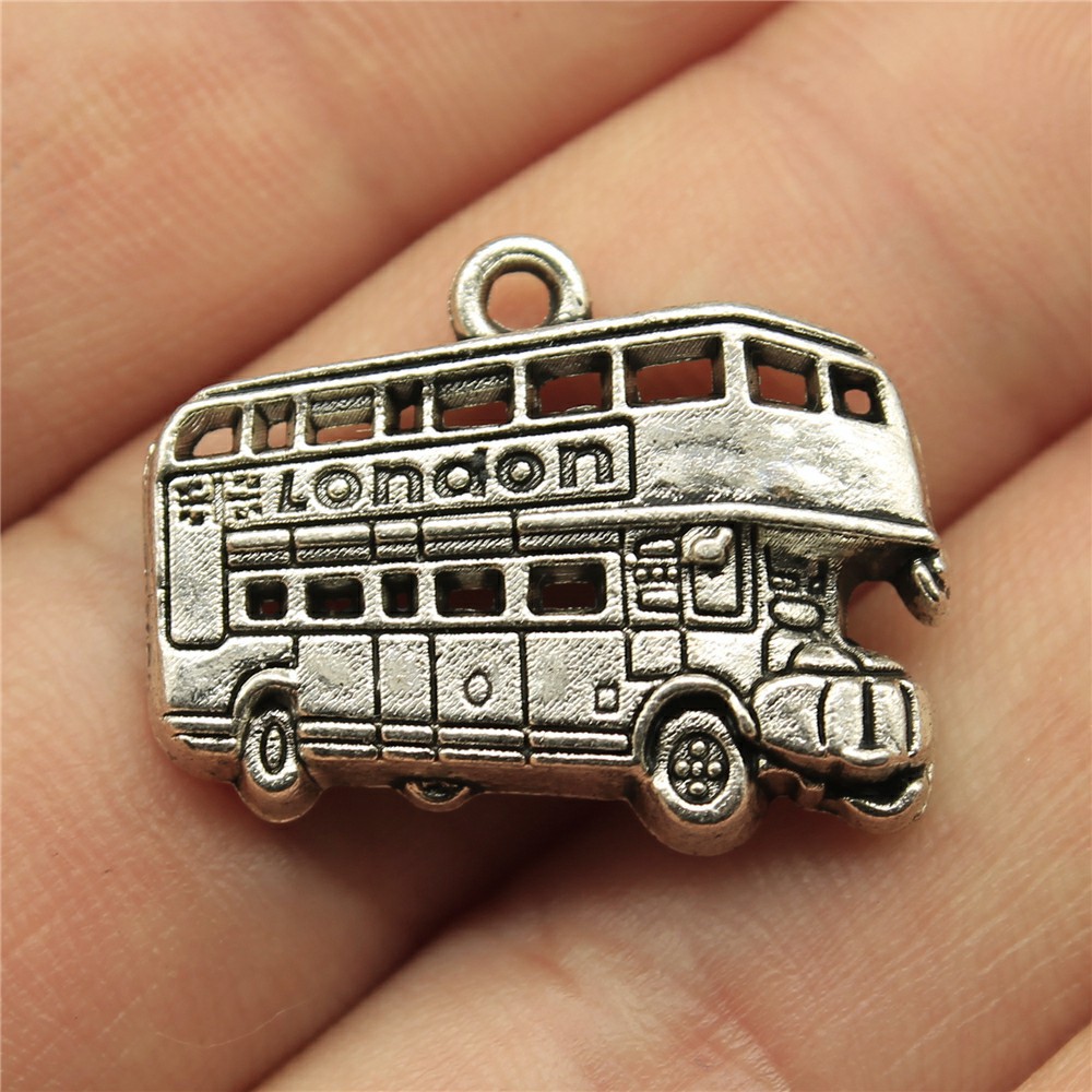 IFOCUS 10pcs/Lot London Bus Ch - đánh giá và giá Jewelry Making London