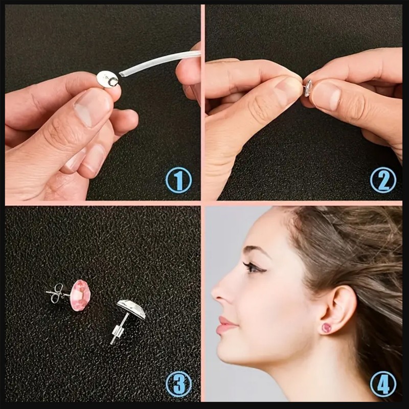 1 Set Box Ear Hook Single Loop - đánh giá và giá Jewelry Making Materials Wholesale
