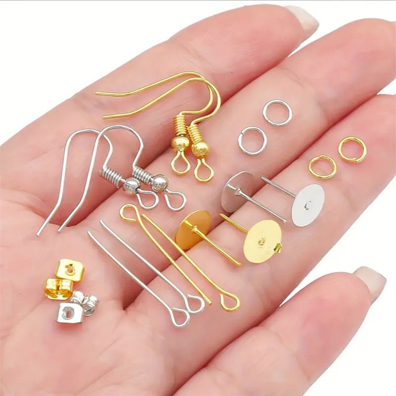 1 Set Box Ear Hook Single Loop - đánh giá và giá Jewelry Making Materials Wholesale