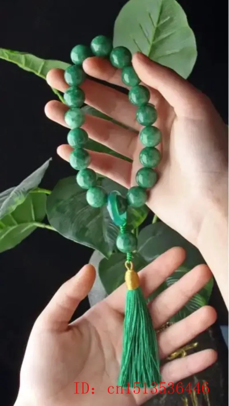 Đá Ngọc Tủy Xanh Hạt 12Mm Tua  - đánh giá và giá Jewelry Making Jewelry