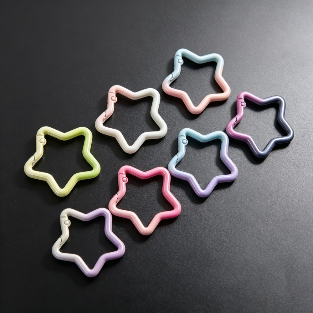 5PCS Gradient Star Shape Sprin - đánh giá và giá Jewelry Making Name