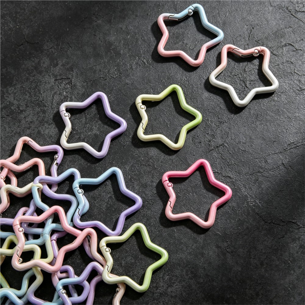5PCS Gradient Star Shape Sprin - đánh giá và giá Jewelry Making Name
